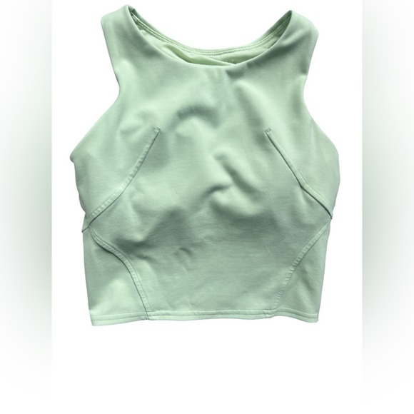 lululemon athletica Tops - LuLuLemon Cropped Tank Top Size 2 Light Green